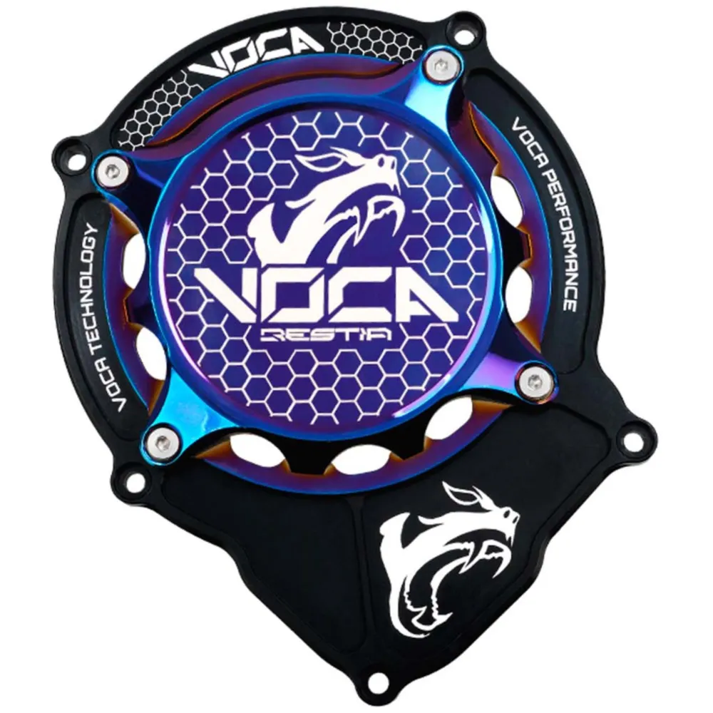 Ignition cover Voca CNC titanium for Minarelli AM6 VCR-RD101_1