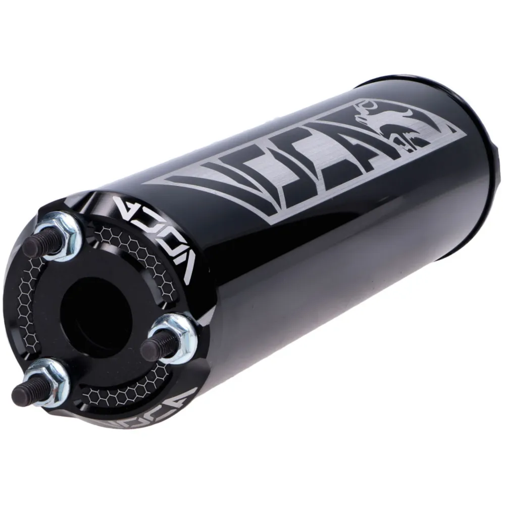 Rear silencer Voca Racing 60x200mm black 50-80cc for D50B0, _3