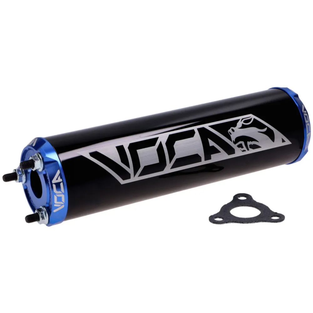 Endschalldämpfer Voca Racing 60x200mm blau 50-80ccm für D50B_1