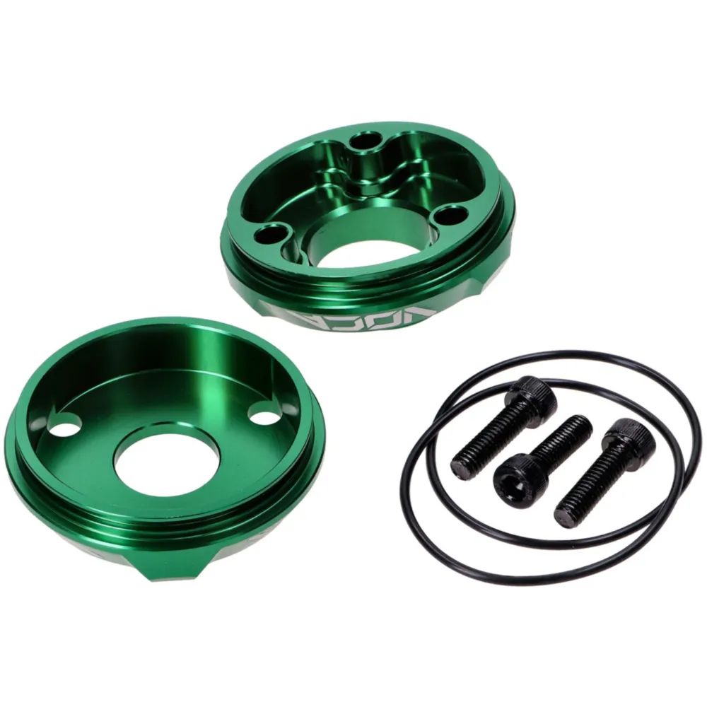 Endschalldämpfer-Endkappe Voca Racing grün VCR-RD304CNC/GR_1