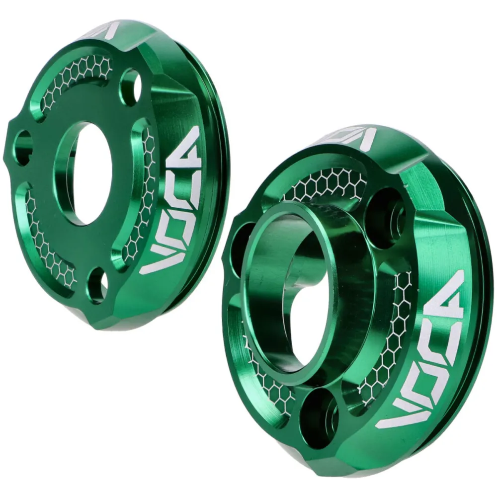 Endschalldämpfer-Endkappe Voca Racing grün VCR-RD304CNC/GR_2