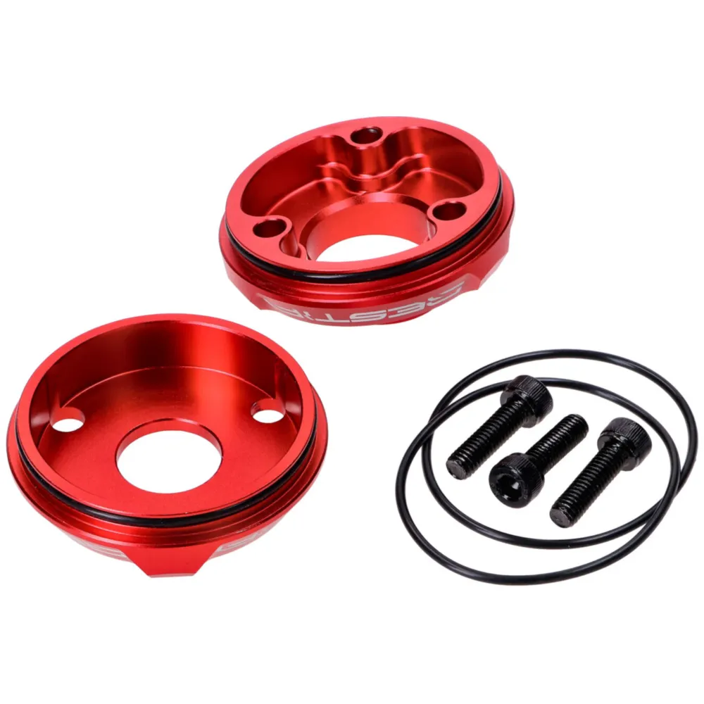 Rear silencer end cap Voca Racing red VCR-RD304CNC/RE_1
