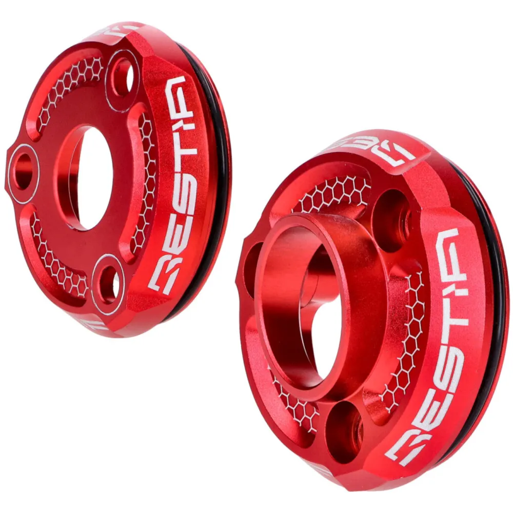 Rear silencer end cap Voca Racing red VCR-RD304CNC/RE_2