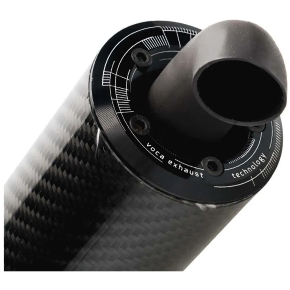 Rear silencer Voca Racing for Combat black 70cc VCR-RD40200._2