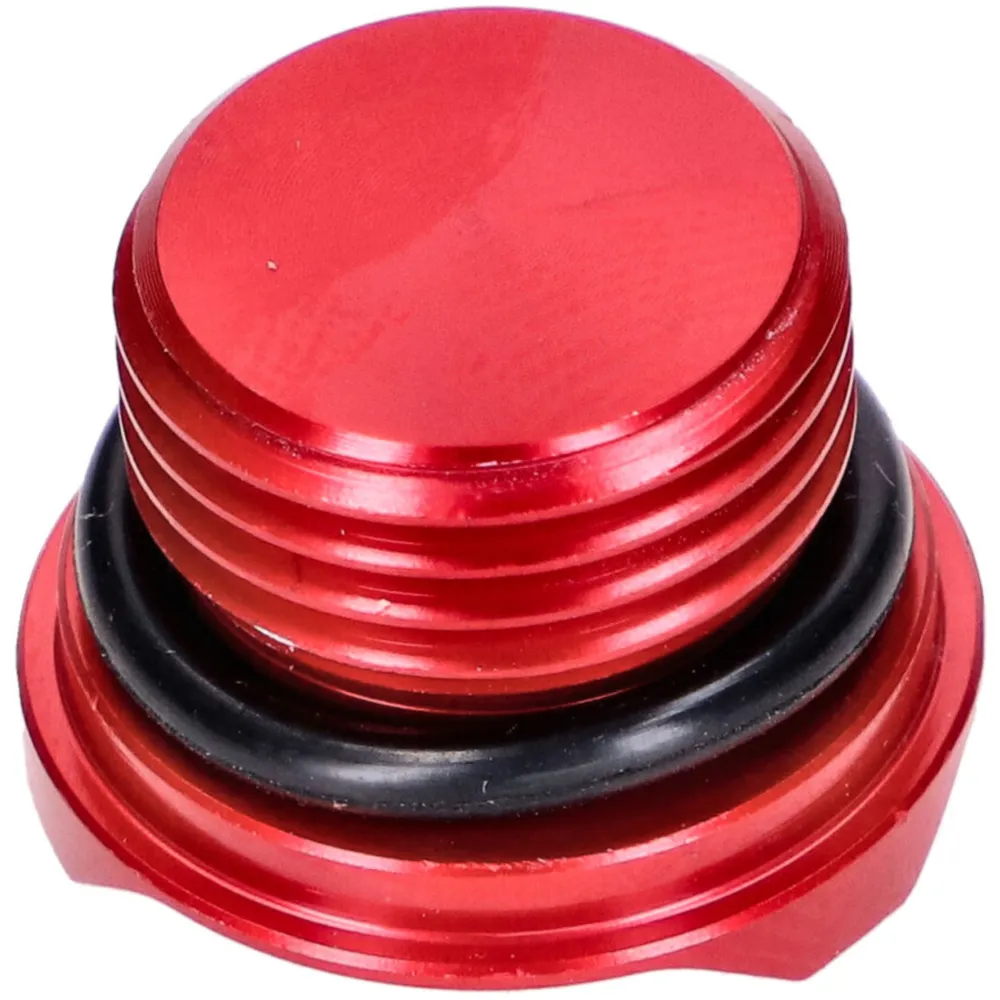 Oil filler plug VOCA V2 CNC red for Derbi EBE, EBS, D50B VCR_1
