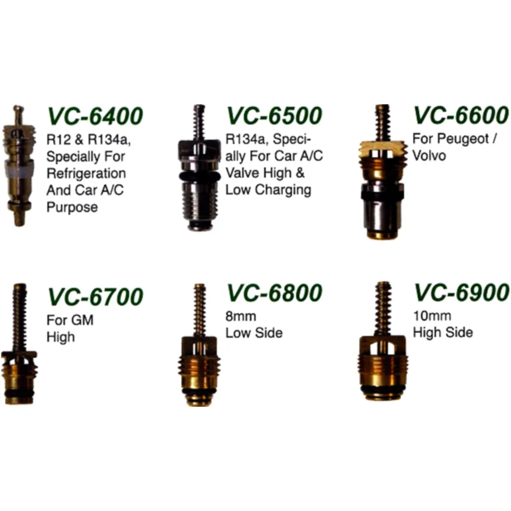 Valve Core Insert Kit 6-Piece for Various Vehicles_0