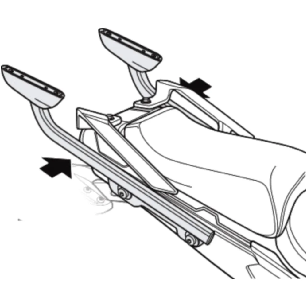 Topcaseträger für Motorräder Shad_1