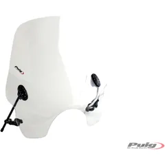 Touring screen 1 PUIG transparent for: Honda VT, CB, CBF, Kawasaki VN, ZR, BN