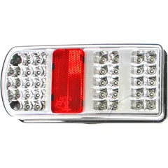 LED-Heckleuchte für Anhänger links mit Kennzeichen- und Nebelschlusslicht