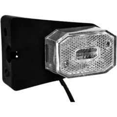 Positionsleuchte für Anhänger weiß LED M 0.5 Meter + Halter
