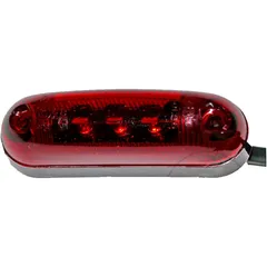 Schlussleuchte LED rot für Anhänger mit 0,5 m Kabel