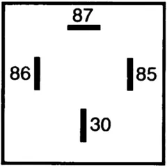 Hella open relay 4-pole 12v