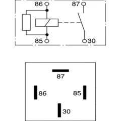 Relay horn 12v 30a