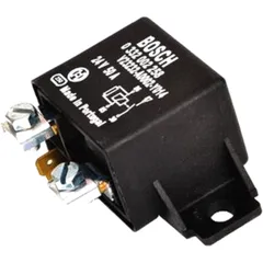 Bosch 24V 50A Heavy-Duty Closing Relay with Mounting Bracket