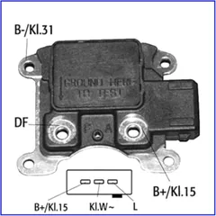 Lichtmaschinenregler für Motorräder