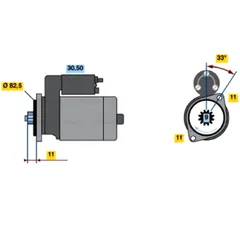 Anlasser Austauschteil für Motorräder 1405372