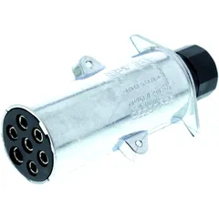Aluminum 7-Pin Plug 24V for Motorcycles