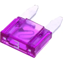 Mini Flachstecksicherung 3A violett Packung 5 Stück