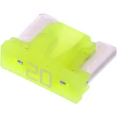 MINI LOW PROFILE FLACHSICHERUNG 20A JMP GELB PACKUNG 5 STÜCK