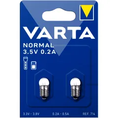BULB FOR TORCH 3.5V TWIN BLISTER PACK VARTA 714