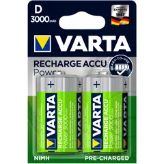 VARTA Rechargeable Battery Pack Mono D 3000mAh