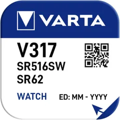 VARTA V317 Gerätebatterie im 1er Blister Silver