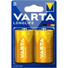 VARTA Longlife D Größe Batterie 2er Blister