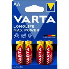 VARTA Longlife Max Power AA Batterie 4er Blister