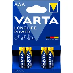VARTA Longlife Power AAA Batterie 4er Blister