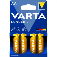 VARTA Longlife AA Batterie 4er Blister