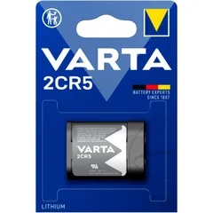 VARTA 2CR5 Professional Lithium-Ionen Batterie für digitale Kameras