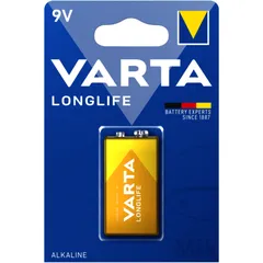 VARTA Longlife 9V Blockbatterie