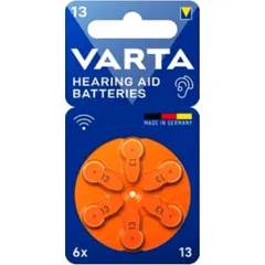 VARTA 6er Blister Hörgeräte-Batterien PR48