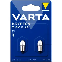Ersatzbirnchen 2.4V für Varta Taschenlampe