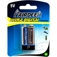Pairdeer 9V Block Ultra Digital Batterie für elektronische Geräte