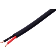 Kabel für Lautsprecher und Stereoanlagen 2X1.5 schwarz 2.5 Meter