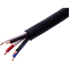 Kabel H05RR für 5X1.5 schwarz JMP 5 Meter
