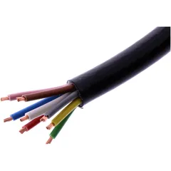 Kabel H05VV für 8X1.5 schwarz JMP Packung 5 Meter