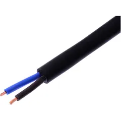 Kabel H05RR für 2X1.5 schwarz - 50 Meter
