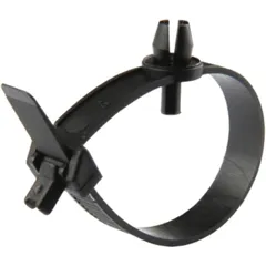 Kabelbinder mit Spreizniet 9x160 mm schwarz