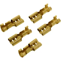 Spade Connector Female Uninsulated 2.5-6.0 mm² 6.3mm JMP Pack 5 PCS