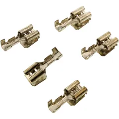 Uninsulated Flat Terminal Connector 0.5-1.0 mm² JMP Pack of 5