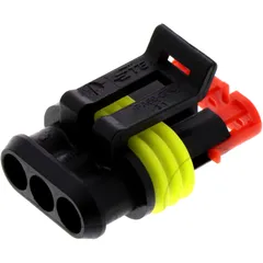 3-Pole Socket Housing JMP Superseal for Motorcycles