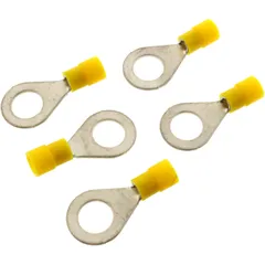 M10 Ring Connector for 4.0-6.0 mm² Wiring, Pack of 5 Pieces