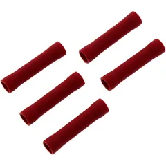 BUTT CONNECTOR 0.5-1.5 mm² red, insulated Pack 5 Pieces