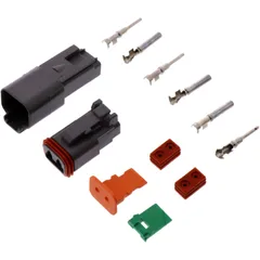 DT Complete Connector Set 2 Pin for Motorcycles