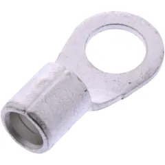 Uninsulated Ring Connector M6 for Wire Cross Sections up to 10 mm²