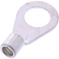 Uninsulated Ring Connector M8 for Wire Cross Sections 4.0-6.0 mm²