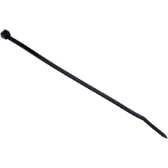 Cable Ties Black 4.8x200 mm, 100 Pieces Pack