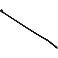 CABLE TIE KIT 4.8X186 BLACK for Motorcycles PKG 10 PCS